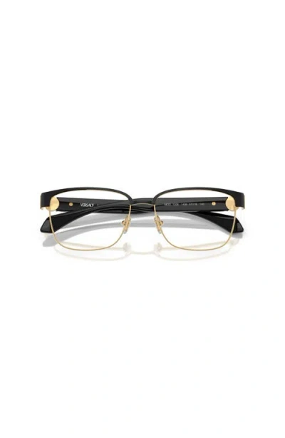 Versace 57mm Square Optical Glasses In Multi