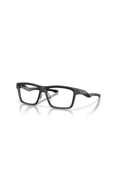 Oakley 50mm Rectangle Optical Glasses In Black