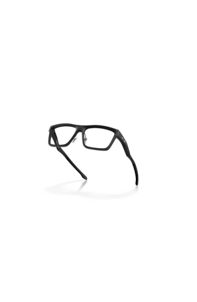 Oakley 50mm Rectangle Optical Glasses In Black