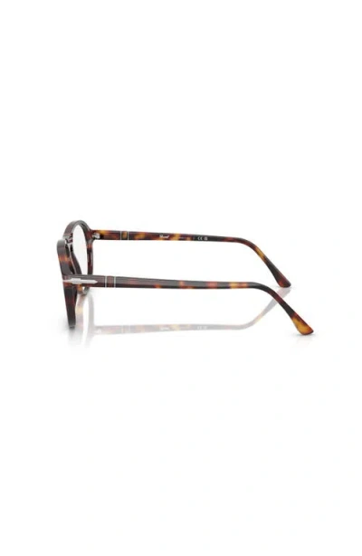 Persol 55mm Pilot Optical Glasses In Brown