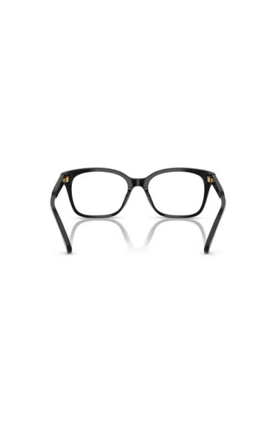 Ralph 55mm Rectangle Optical Glasses In Black