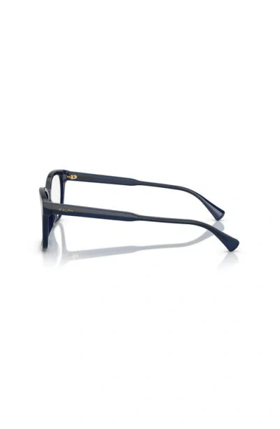 Ralph 53mm Rectangle Optical Glasses In Black