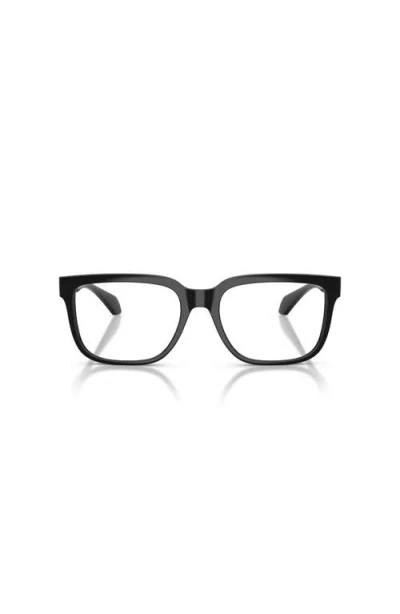 Versace 55mm Square Optical Glasses In Black