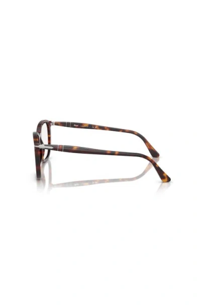 Persol 52mm Rectangle Optical Glasses In Multi