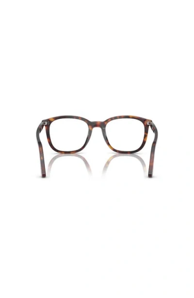 Persol 52mm Rectangle Optical Glasses In Multi