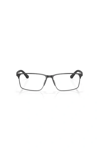 Costa 56mm Rectangle Optical Glasses In Black