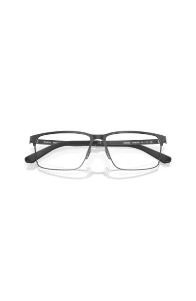 Costa 56mm Rectangle Optical Glasses In Black
