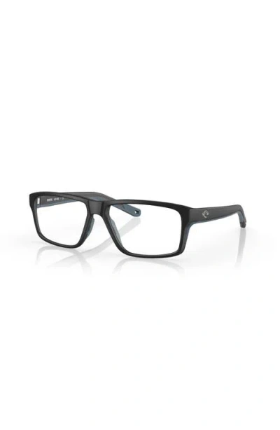 Costa 57mm Rectangle Optical Glasses In Black