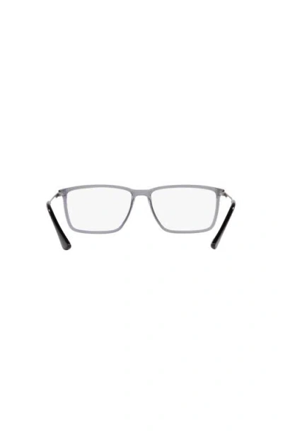 Lenscrafters 58mm Rectangle Optical Glasses In Black