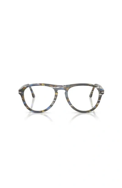 Persol 55mm Pilot Optical Glasses In Multi