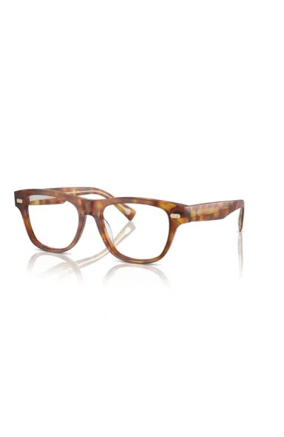 Brunello Cucinelli 54mm Rectangle Optical Glasses In Multi