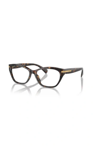 Ralph 55mm Rectangle Optical Glasses In Multi