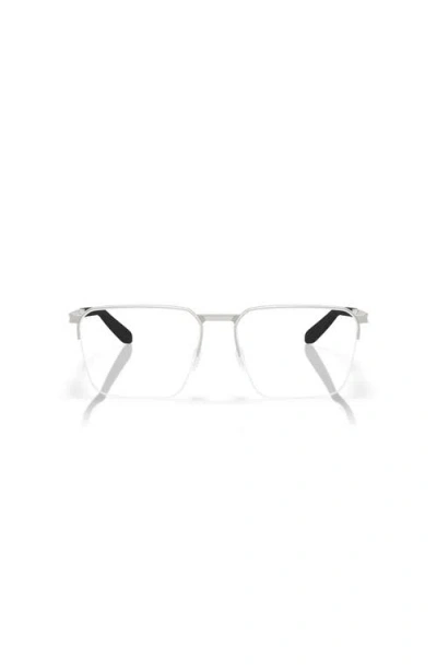 Costa 57mm Square Optical Glasses In Silver
