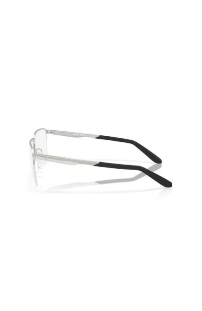 Costa 57mm Square Optical Glasses In Silver