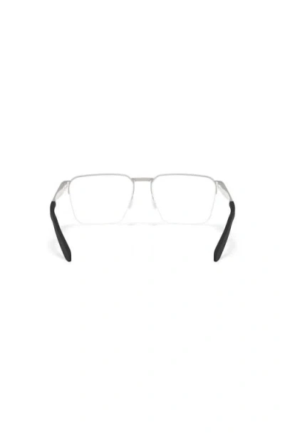 Costa 57mm Square Optical Glasses In Silver
