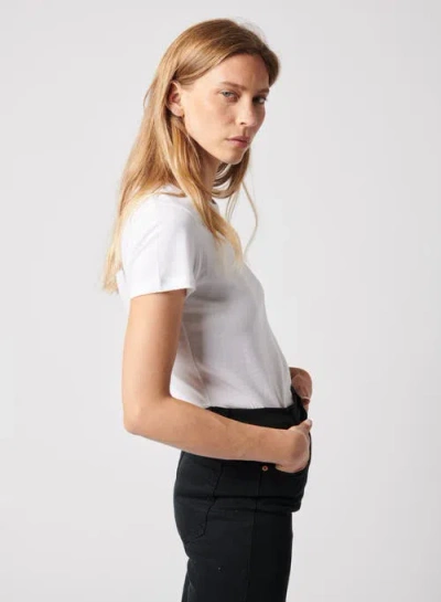 Majestic Filatures Soft Touch Short Sleeve Crewneck T-shirt In White