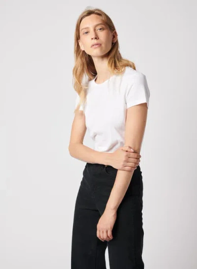 Majestic Filatures Soft Touch Short Sleeve Crewneck T-shirt In White