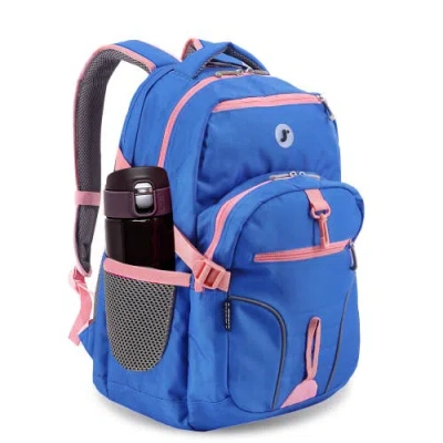 J World Atom Laptop School Backpack In Multi