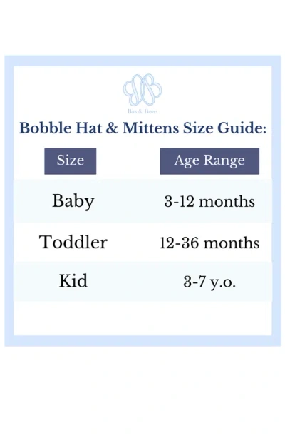 Bits & Bows Hearts Bobble Hat In Multi