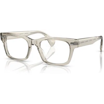 Oliver Peoples 54mm Square Optical Glasses In Neutral
