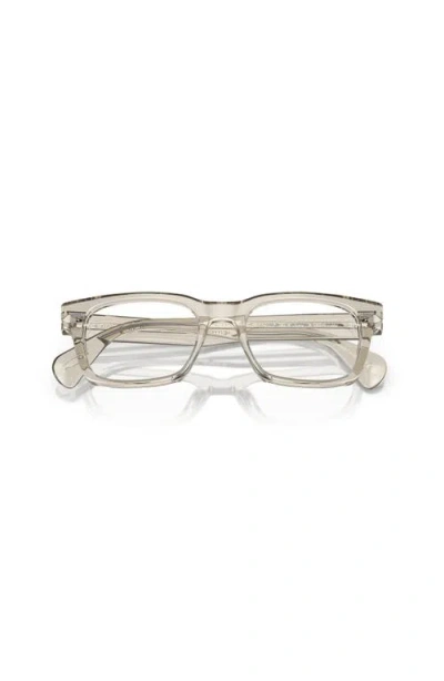 Oliver Peoples 54mm Square Optical Glasses In Neutral