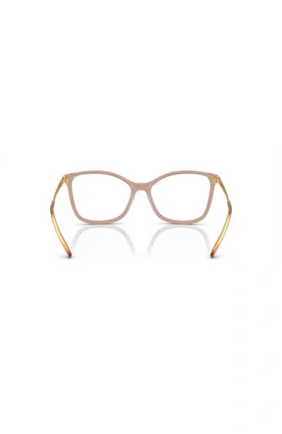 Vogue Eyewear 54mm Butterfly Optical Glasses In Brown