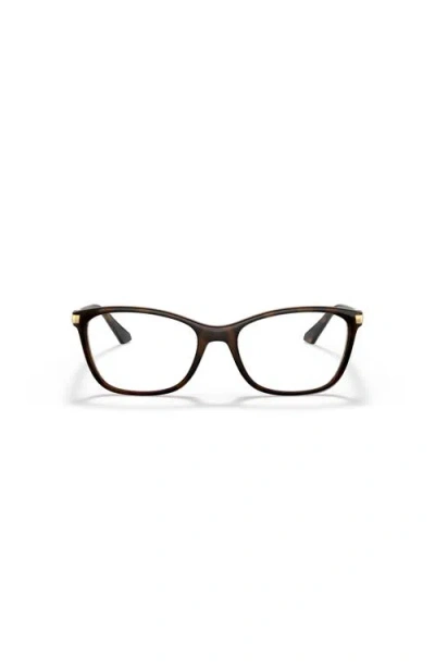 Vogue Eyewear 53mm Rectangle Optical Glasses In Black