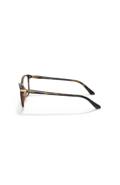 Vogue Eyewear 53mm Rectangle Optical Glasses In Black