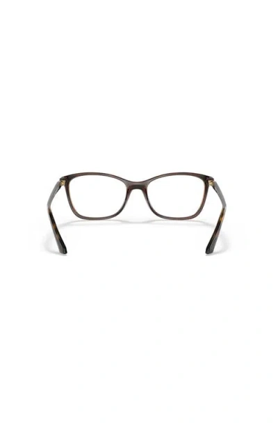 Vogue Eyewear 53mm Rectangle Optical Glasses In Black
