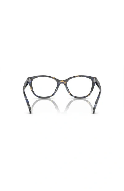 Tory Burch 51mm Rectangle Optical Glasses In Multi