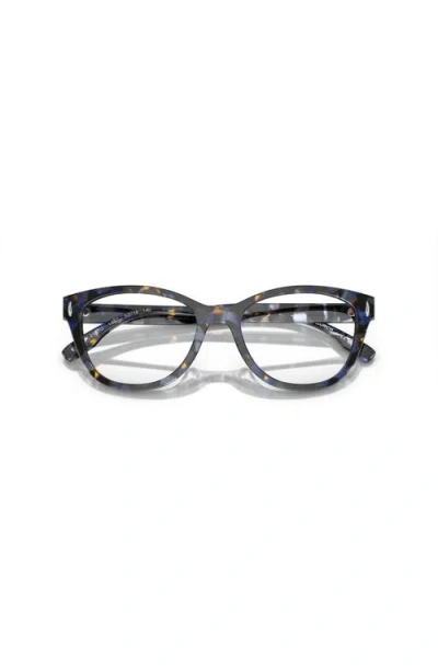 Tory Burch 51mm Rectangle Optical Glasses In Multi
