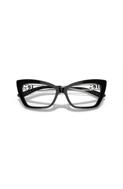 Dolce & Gabbana Full Frame Plain Mirror In Black