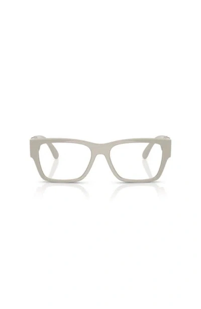 Versace 55mm Square Optical Glasses In Gray