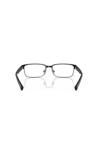 Armani Exchange 54mm Rectangle Optical Glasses In Black