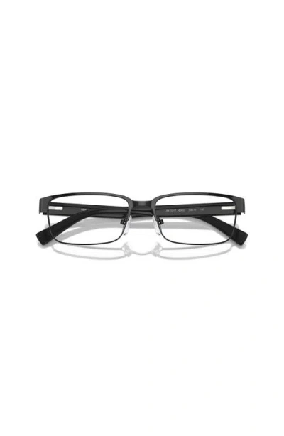 Armani Exchange 54mm Rectangle Optical Glasses In Black
