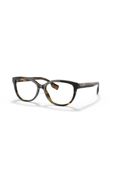 Burberry 54mm Square Optical Glasses In Black