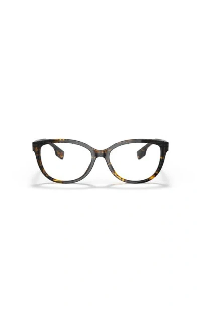 Burberry 54mm Square Optical Glasses In Black