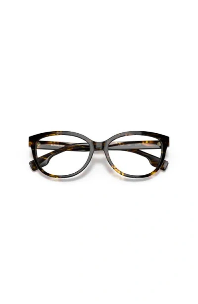 Burberry 54mm Square Optical Glasses In Black