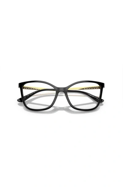 Vogue Eyewear 54mm Butterfly Optical Glasses In Black