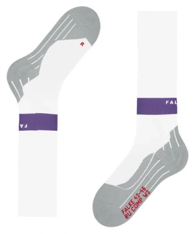 Falke Ru Compression Energy Running Socks In White