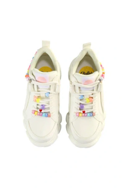 Buffalo Boots Cld Corin Candy Sneaker In White