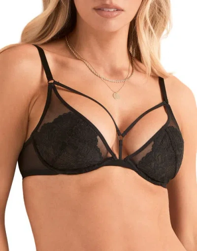 Adore Me Cam Unlined Plunge Bra In Black