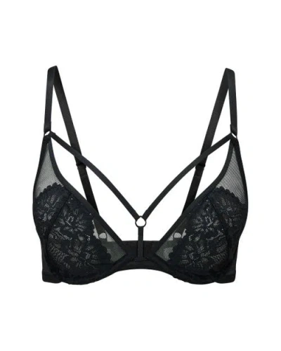 Adore Me Cam Unlined Plunge Bra In Black