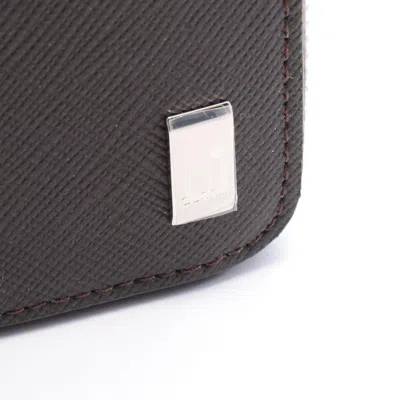 Pre-owned Dunhill Brown Leather Long Wallet (bi-fold) ()