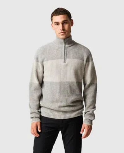 Rodd & Gunn Hudson Half-zip Sweater In Gray