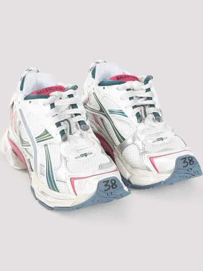 Balenciaga Women Runner Low-top Mesh Sneakers In Multi
