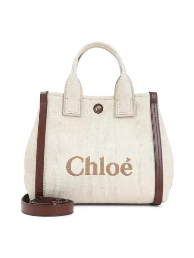 Chloé Carry Shoulder Bag In Sand