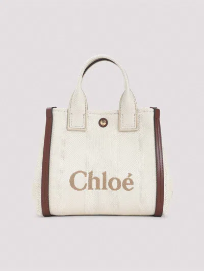 Chloé Carry Shoulder Bag In Sand