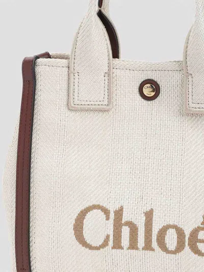 Chloé Carry Shoulder Bag In Sand
