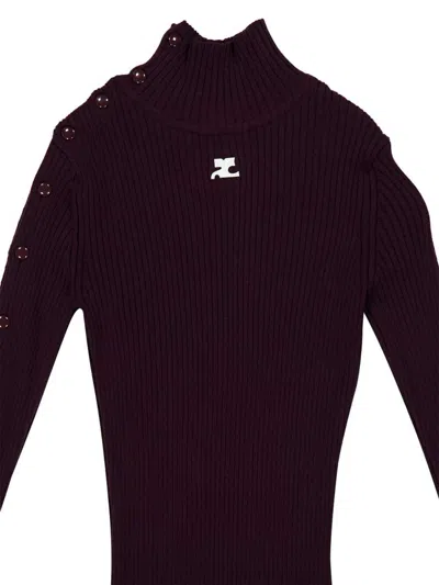 Courrèges Courreges Dresses Purple In Purple